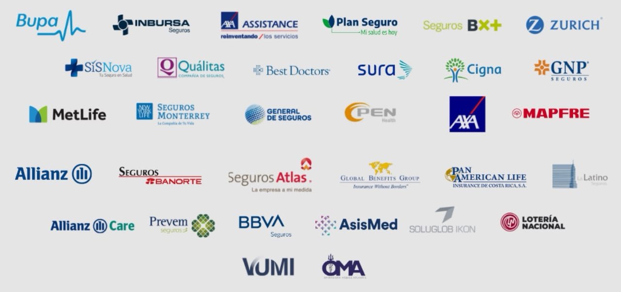 Aseguradoras de gastos médicos mayores aceptadas
